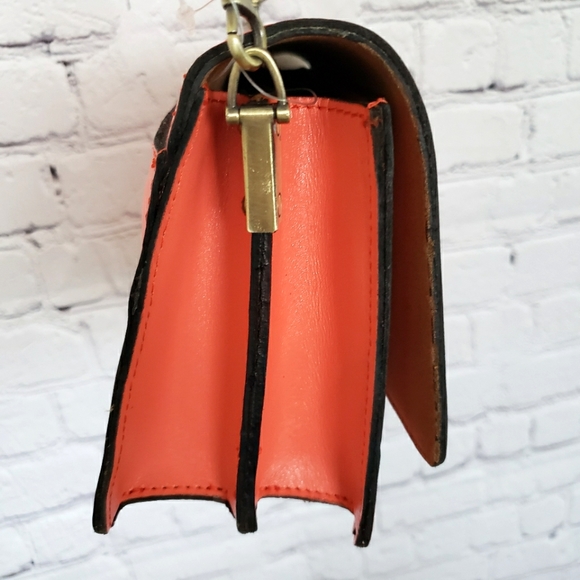 PATRICIA NASH Maribel Coral Leather Crossbody Handbag--NWT - Picture 8 of 14